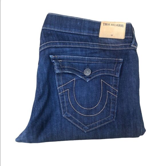 True Religion Jeans Size 38 GENO FLAP T Blue - Picture 1 of 8